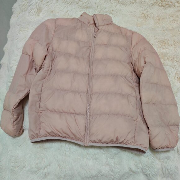Uniqlo Other - UNIQLO Kids Pink Down Puffer Jacket Lightweight Winter Coat
